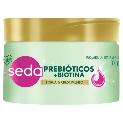 CREME TRATAMENTO SEDA 300G PREBIOTICOS BIOTINA