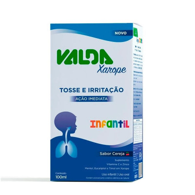 VALDA XAROPE INFANTIL SEM ACUCAR 100ML