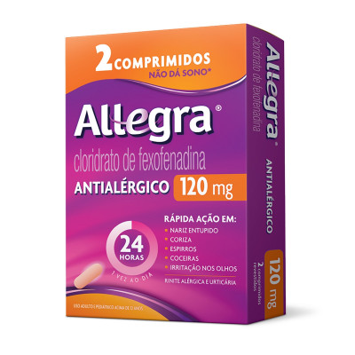 ALLEGRA 120 MG 2 COMPRIMIDOS