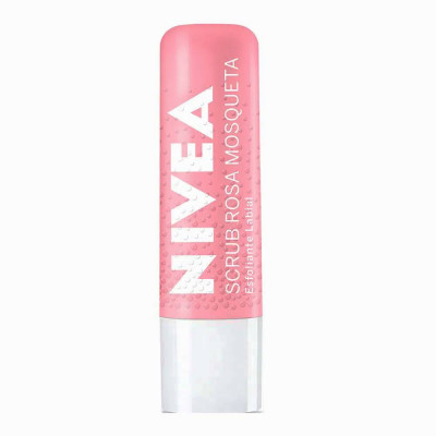 ESFOLIANTE LABIAL NIVEA SCRUB ROSA MOSQUETA 4,8G