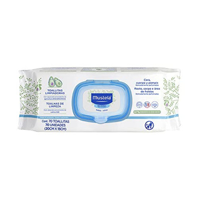 MUSTELA LENCO UMEDECIDO 70 UNIDADES