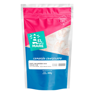 CAMARAO EL MARE CINZA LIMPO 200G