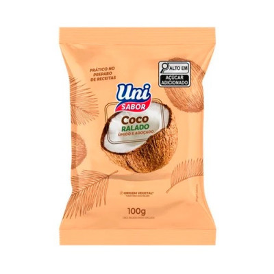 COCO UNI SABOR RALADO UMIDO ADOÇADO 100G