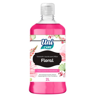 SABONETE UNI CARE LIQUIDO MAOS FLORAL 2L