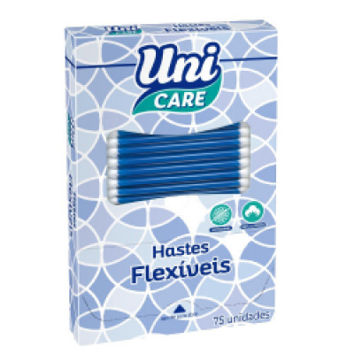 HASTES FLEXIVEIS UNI CARE CARTUCHO C/75