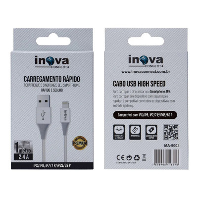 CABO USB ULTRA RESIST LIGHTNING 1M