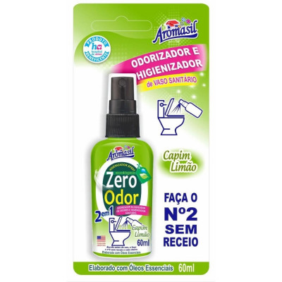 ODORIZ AROMASIL ZERO ODOR CAPIM LIMAO 60ML