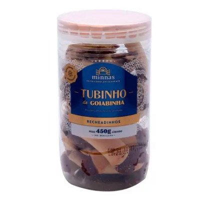 BISCOITO MINNAS TUBINHO GOIABADA 450G