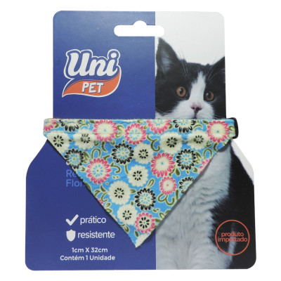 LENCO UNI PET PARA GATOS FLORZINHA UN