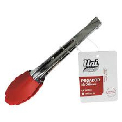 PEGADOR UNI LAR VERMELHO INOX 18CM UN