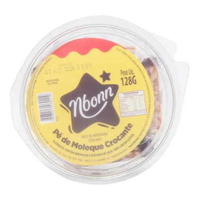 DOCE NBONN PE DE MOLEQUE CROCANTE 128G