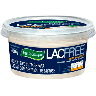 QUEIJO VERDE CAMPO COTTAGE LACFREE 200G