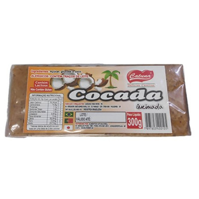 DOCE CATUNA COCADA QUEIMADA 300GR