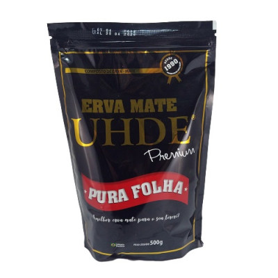 ERVA MATE UHDE PREMIUM PURA FOLHA 500G