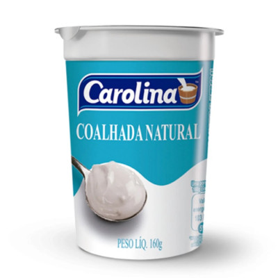 IOGURTE CAROLINA COALHADA 160G