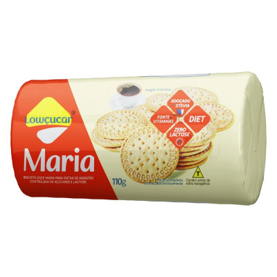 BISCOITO LOWCUCAR MARIA 110G