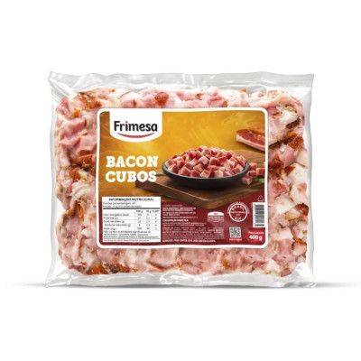 BACON FRIMESA 400G CUBOS