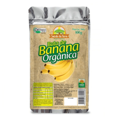 BALA DACOLONIA BANANA SEM ACUCAR 100G