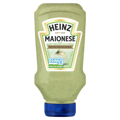 MAIONESE HEINZ ALHO TOSTADO COM ERVAS 215G