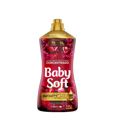 AMACIANTE BABY SOFT CONCENTRADO DESEJO VERMELHO 1,5L