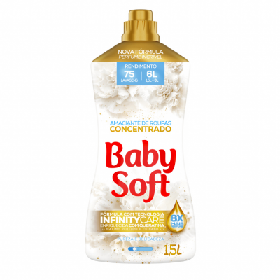 AMACIANTE BABY SOFT CONCENTRADO PUREZA 1,5L