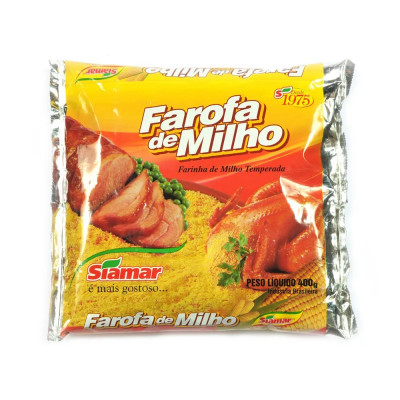 FAROFA SIAMAR MILHO 400GR