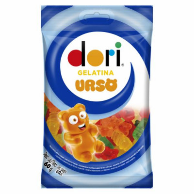 BALA GELATINA DORI 60G URSO