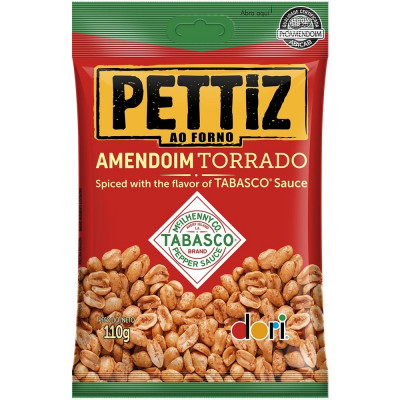 AMENDOIM DORI PETTIZ 110G TABASCO