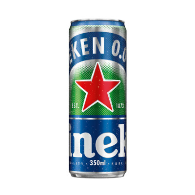 CERVEJA HEINEKEN 0,0 % ALCOOL 350ML LAGER