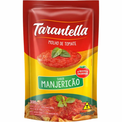 MOLHO TOMATE TARANTELLA MANJERICAO SCH 300G