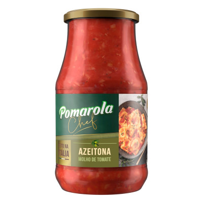 MOLHO TOMATE POMAROLA COM AZEITONA 420G