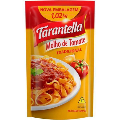 MOLHO TARANTELLA TOMATE SACHE 1.02KG