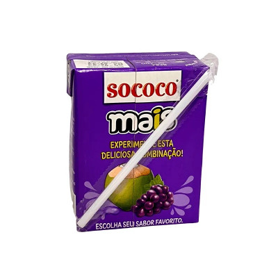 AGUA DE COCO SOCOCO 200ML UVA