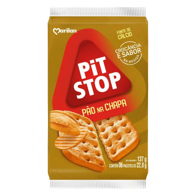 BISCOITO PIT STOP MARILAN PÃO CHAPA 137G