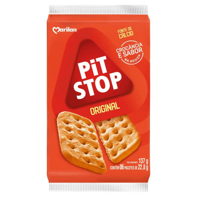 BISCOITO PIT STOP MARILAN ORIGINAL 137G