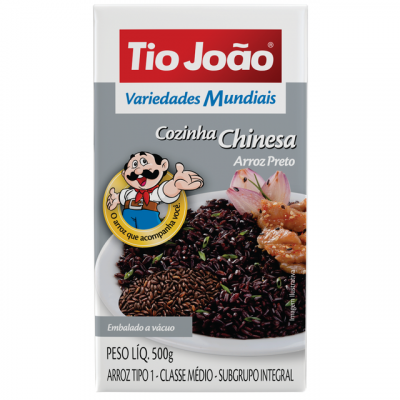 ARROZ TIO JOAO PRETO 500GR