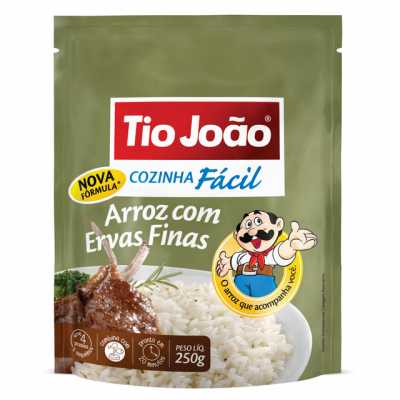 ARROZ TIO JOÃO COZINHA FACIL ERVAS FINAS 250 GR