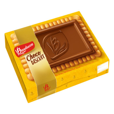 BISCOITO BAUDUCCO CHOCO BISCUIT LEIT162G