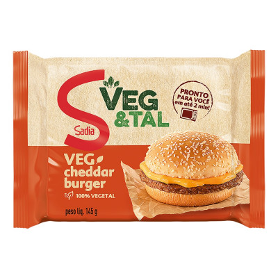 SANDUICHE SADIA VEG & TAL CHEDDAR 145G