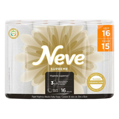 P.HIGIENICO NEVE SUPREME FOLHA TRIPLA L:16 P:15