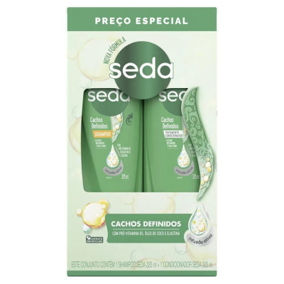 KIT SEDA SHAMPOO+CONDICIONADOR 325ML CACHOS DEFINIDOS