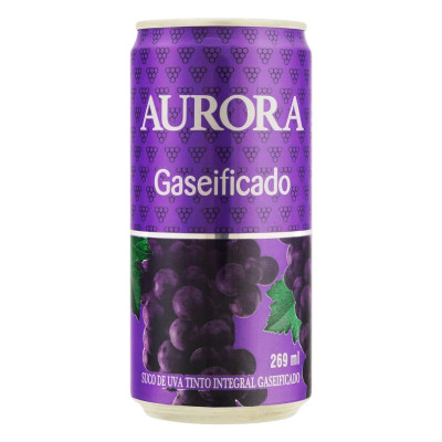 SUCO AURORA INTEGRAL GASEIFICADO UVA 269ML