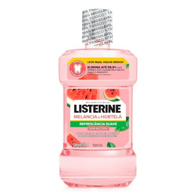 ANTISSEPTICO LISTERINE 500ML MELANCIA/HORTELA