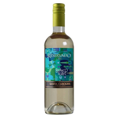 VINHO CHILENO SANTA.CAROLINA BRANCO SUAVE 750ML