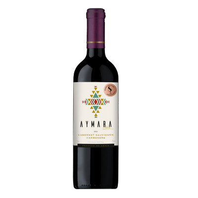 VINHO CHILENO AYMARA TINTO MERLOT 750ML