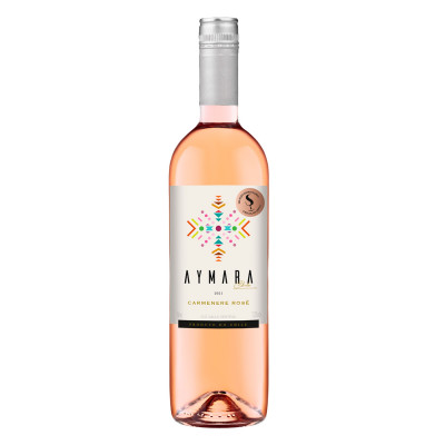 VINHO CHILENO AYMARA ROSE CARMENERE 750ML