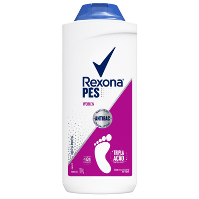 TALCO REXONA PARA OS PES WOMEN 100G