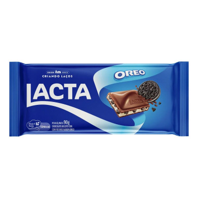 CHOCOLATE BRRA LACTA RECHEIO OREO 90G