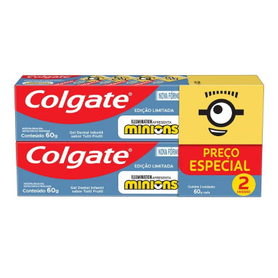 CREME DENTAL COLGATE MINIONS 60G COM 2