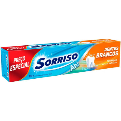 CREME DENTAL SORRISO DENTES BRANCOS 120G